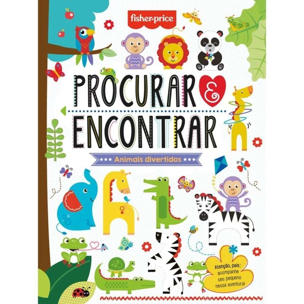 Animais Divertidos: O Livro Procurar e Encontrar Fisher-Price