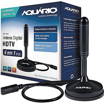 Antena Digital Aquário DTV-100: Imagem Perfeita!
