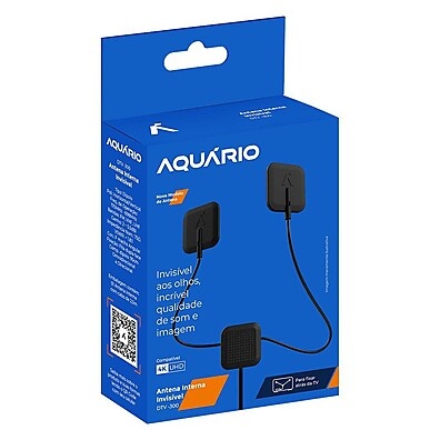 Antena Digital Interna Aquário DTV-300: Imagem 4K!