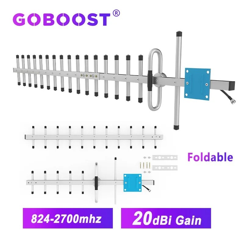 Antena Yagi 20dBi: Amplie seu Sinal 2G/3G/4G!