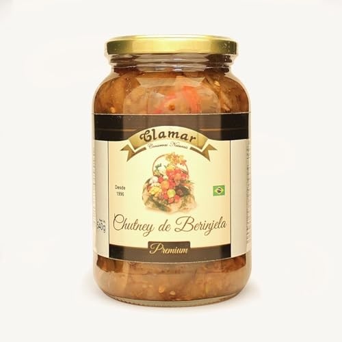Antepasto De Berinjela Premium 540g Chutney Artesanal 100% Natural