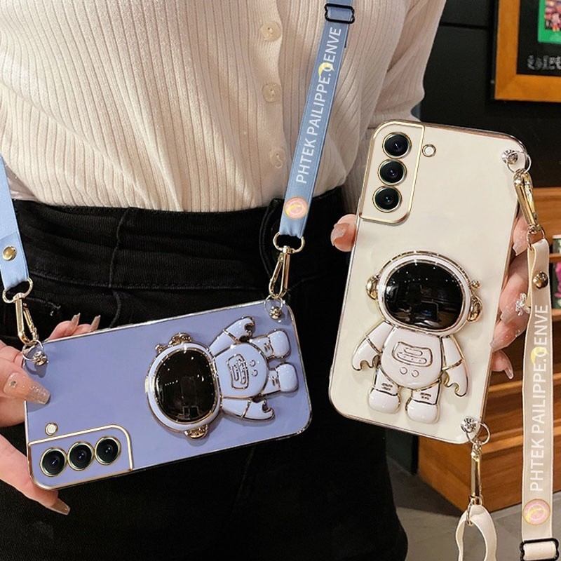 Capa Samsung S22/S23: Astronauta Anti-Choque 🚀