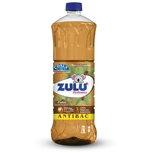Desinfetante Multiuso Antibacteriano 2L com Fragrância de Pinho - Zulu Perfumes