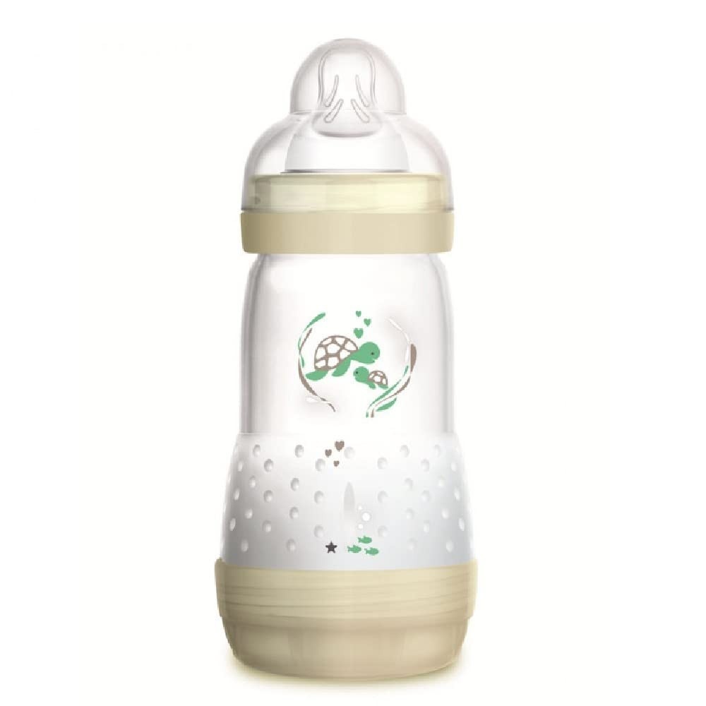 Mamadeira MAM Easy Start 260ml Anticólica com Bico Skinsoft - Segura, Confortável e Autoesterilizável