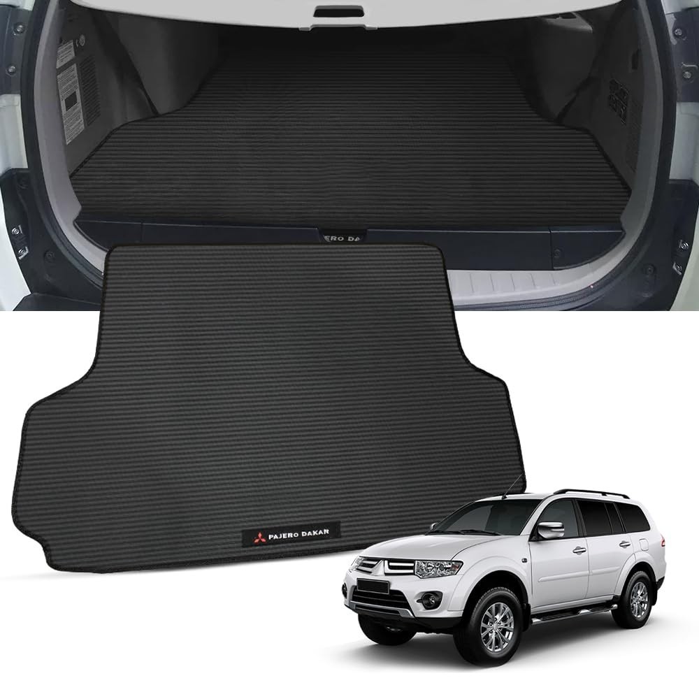 Tapete Porta Malas Pajero Dakar 2011-2016 Borracha Premium Impermeável Antiderrapante