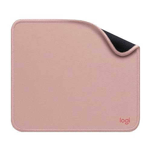 Mouse Pad Logitech Studio Series com Base de Borracha Antiderrapante, Fácil Deslizamento e Superfície Resistente a Derramamentos - Grafite