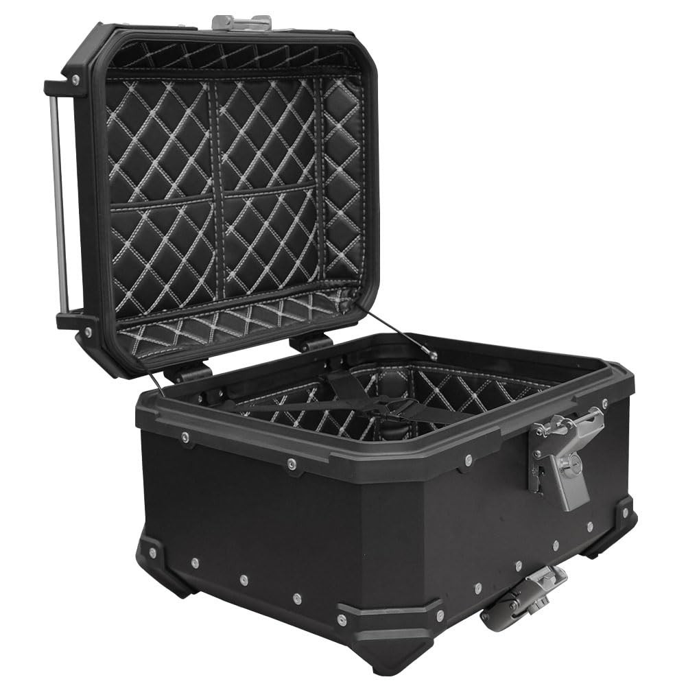 Baú Bauleto Tronos 35L Universal para Motos - Alumínio Resistente e Antifurto