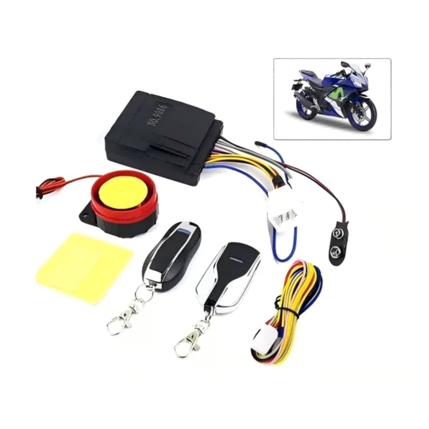 Alarme FINYQBET para Moto: Proteção Antifurto Avançada com Sirene 125dB e Controle Remoto