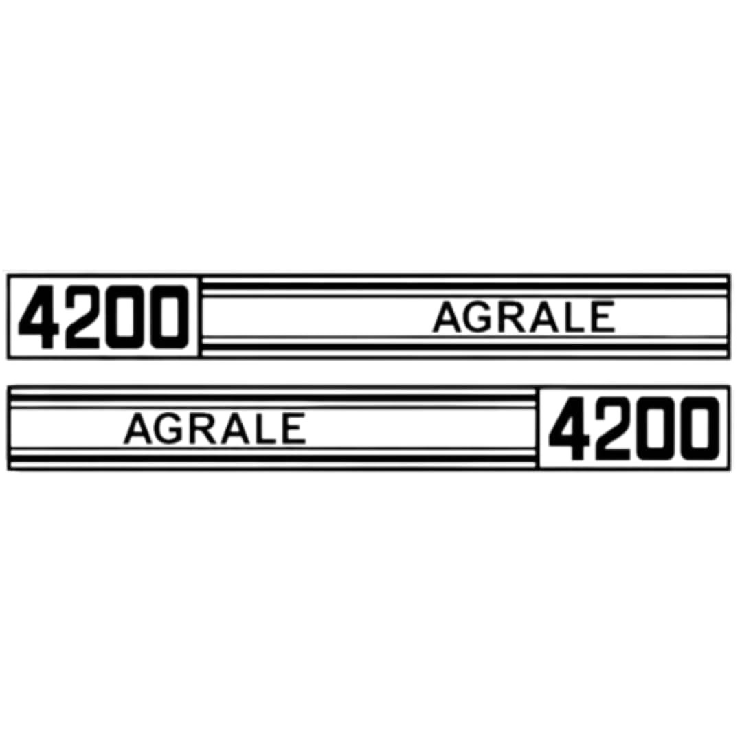 Adesivo Trator Agrale 4200 Antigo - Restaure o Clássico com Estilo!