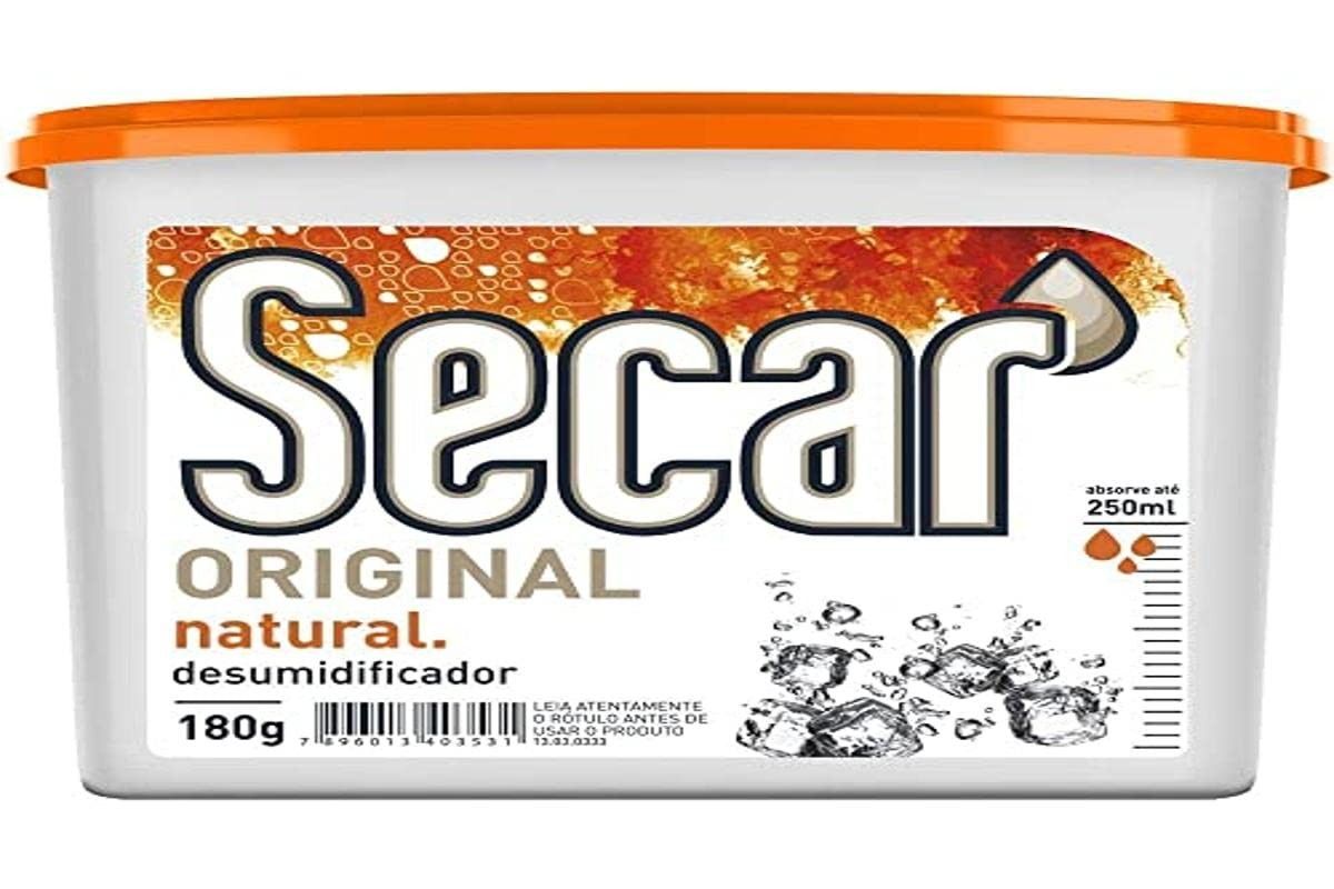 Secar Antimofo 180g - Desumidificador Natural com Fragrância Suave