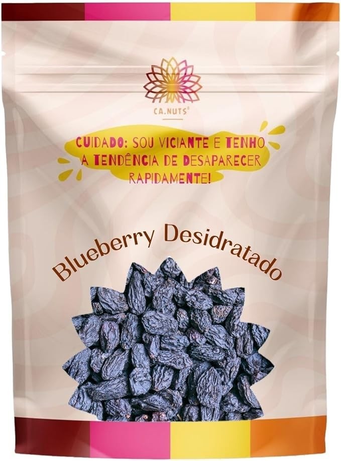 1 Kg Blueberry (Mirtilo) Desidratado Ca.Nuts | Rica em Antioxidantes | Marca Ca.Nuts (1 Kg)