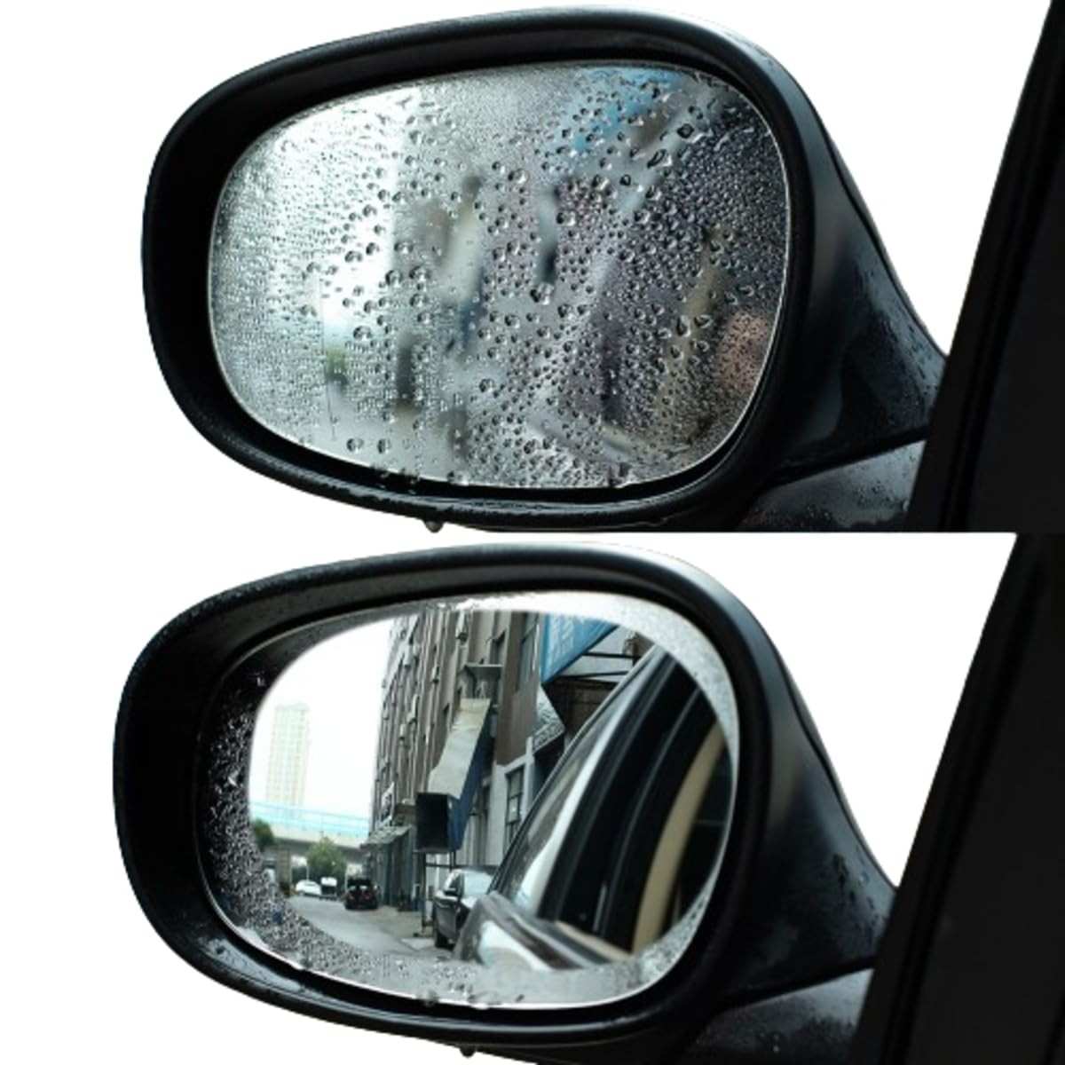 Filme Anti-Embaçante e Antirreflexo para Retrovisor de Carro - Visão Clara e Segura