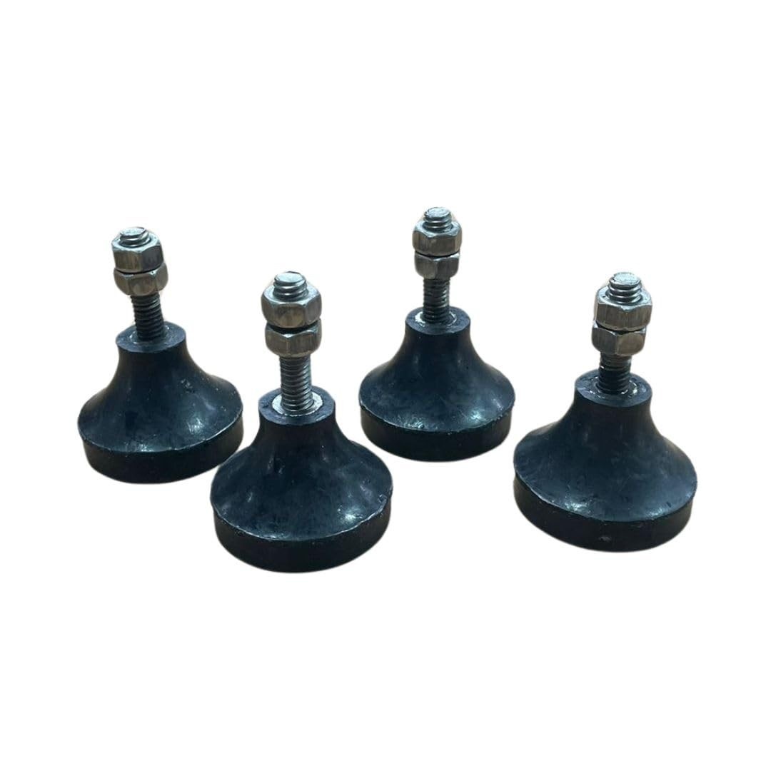 Amortecedor Antivibração para Compressores - Kit 4 Peças com Rosca 5/16" BSP