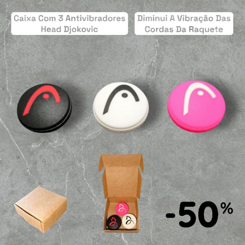Antivibrador Head Djokovic – Controle Total na Raquete
