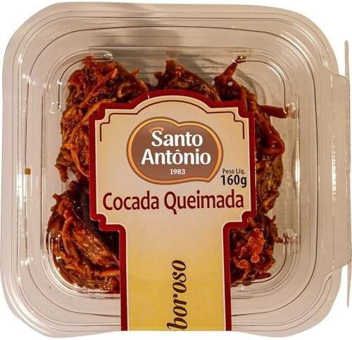 SANTO ANTONIO ALIMENTOS COCADA QUEIMADA BANDEJA 160G