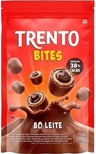 Chocolate Trento Pouch Bites ao Leite 120g