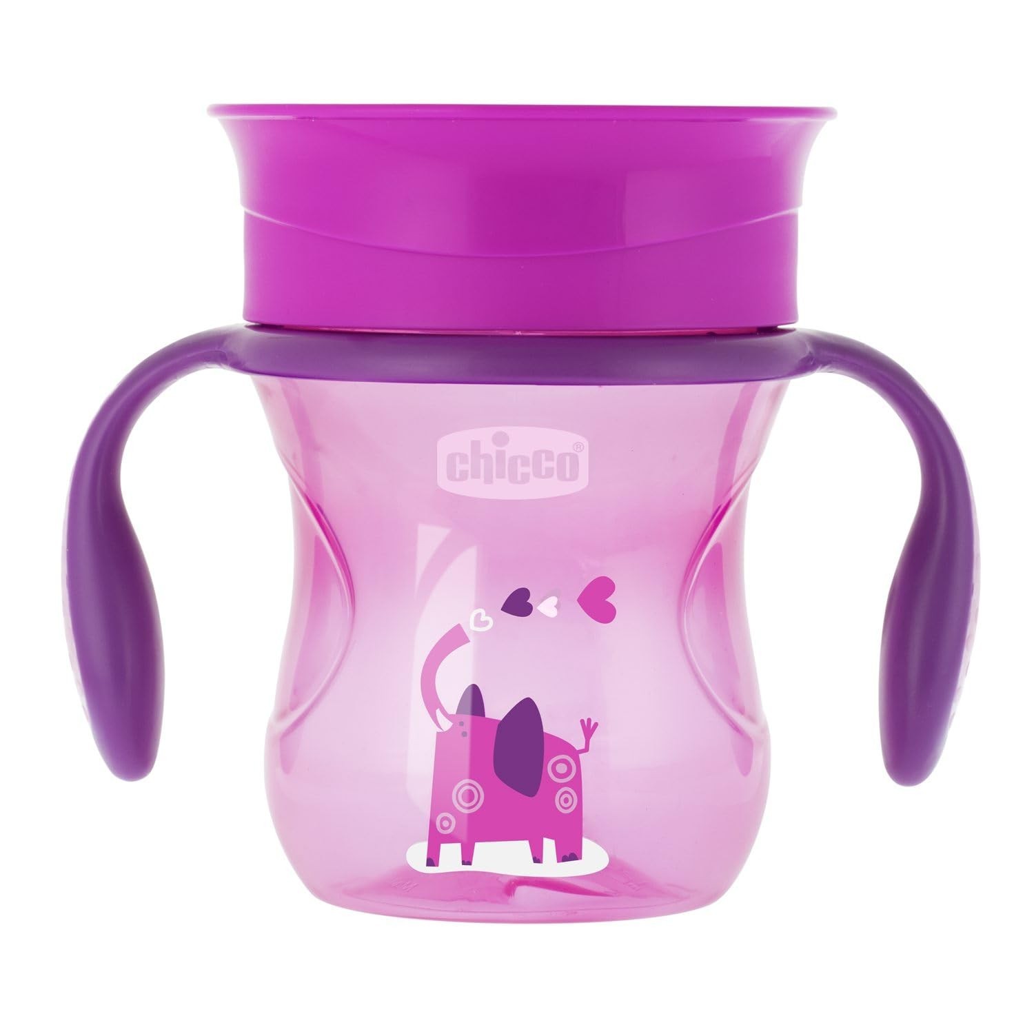 Copo 360° Perfect Cup Rosa 12m+ Chicco - Transição Natural da Amamentação ao Copo