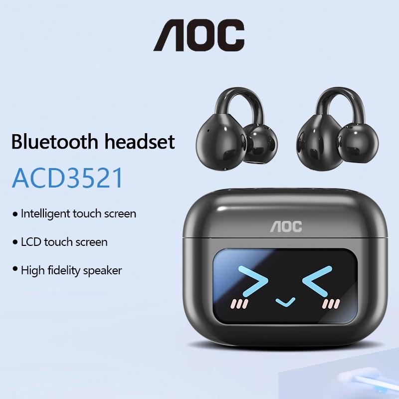 AOC ACD3521: Fone Bluetooth Open Ear com Cancelamento de Ruído