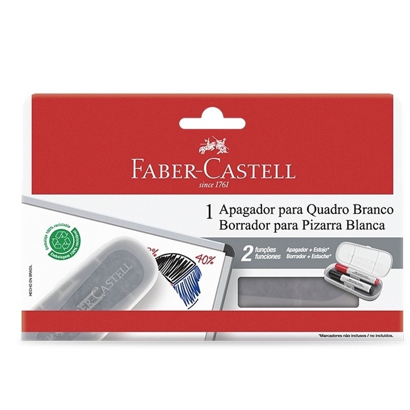 Apagador Faber-Castell: Limpeza Impecável!