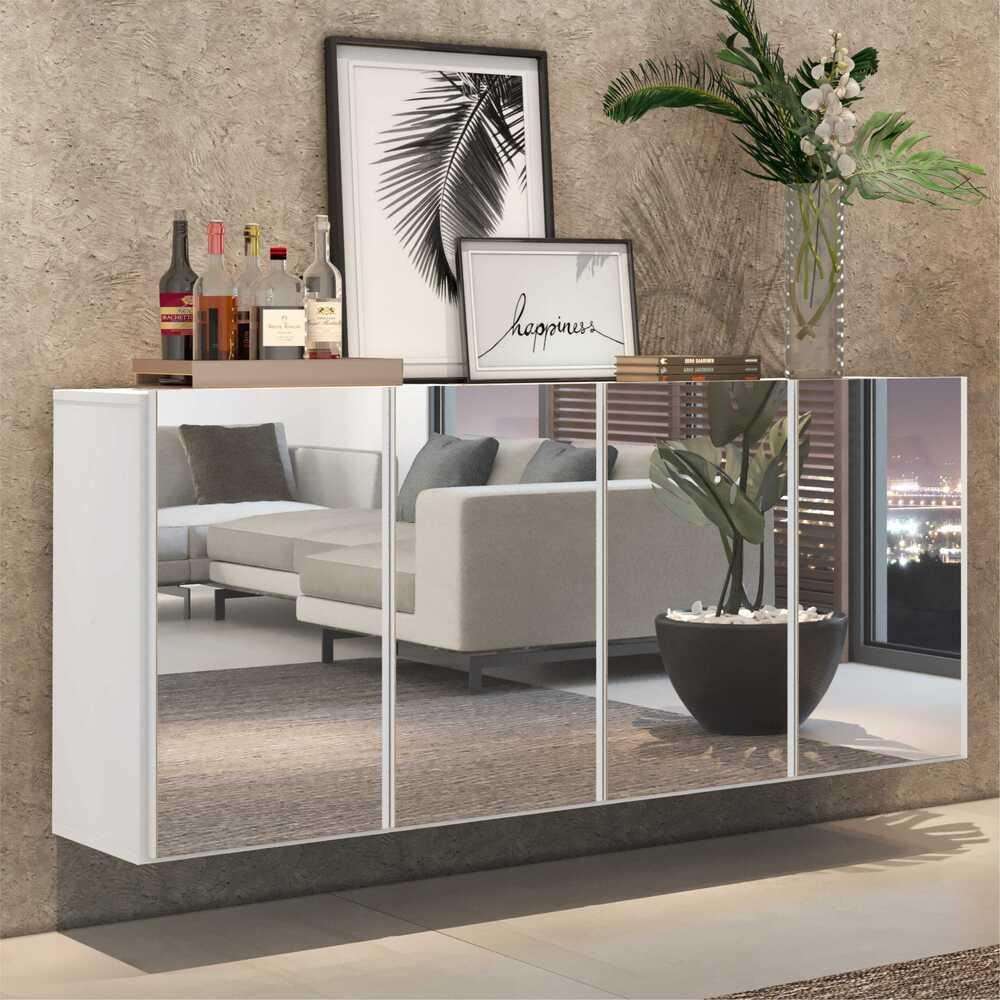Aparador Buffet 4 Portas: Organize com Estilo!