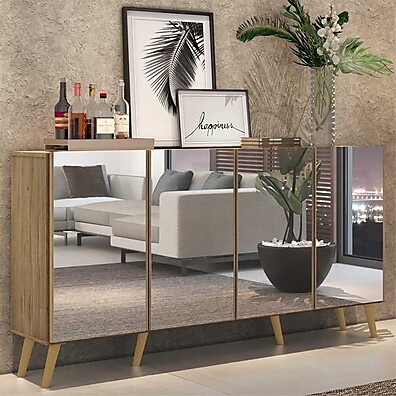 Aparador Retrô Vegas: Organize com Estilo!