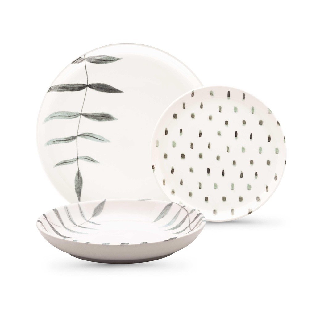 Aparelho de Jantar 18 Peças: Elegância Natural