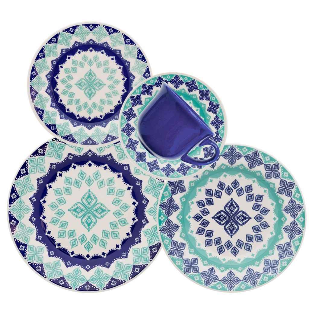 Aparelho de Jantar Donna Lola: 30 Peças e Arte!