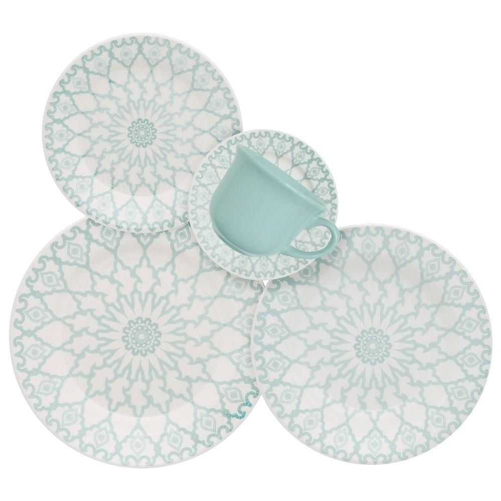 Aparelho de Jantar Mandala: 20 Peças para Sua Mesa