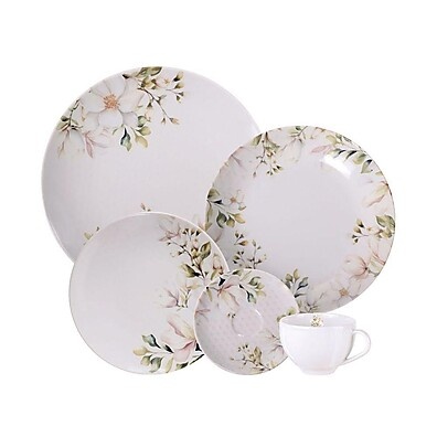 Aparelho Jantar Tramontina Magnólia 30 Peças – Elegância na Mesa
