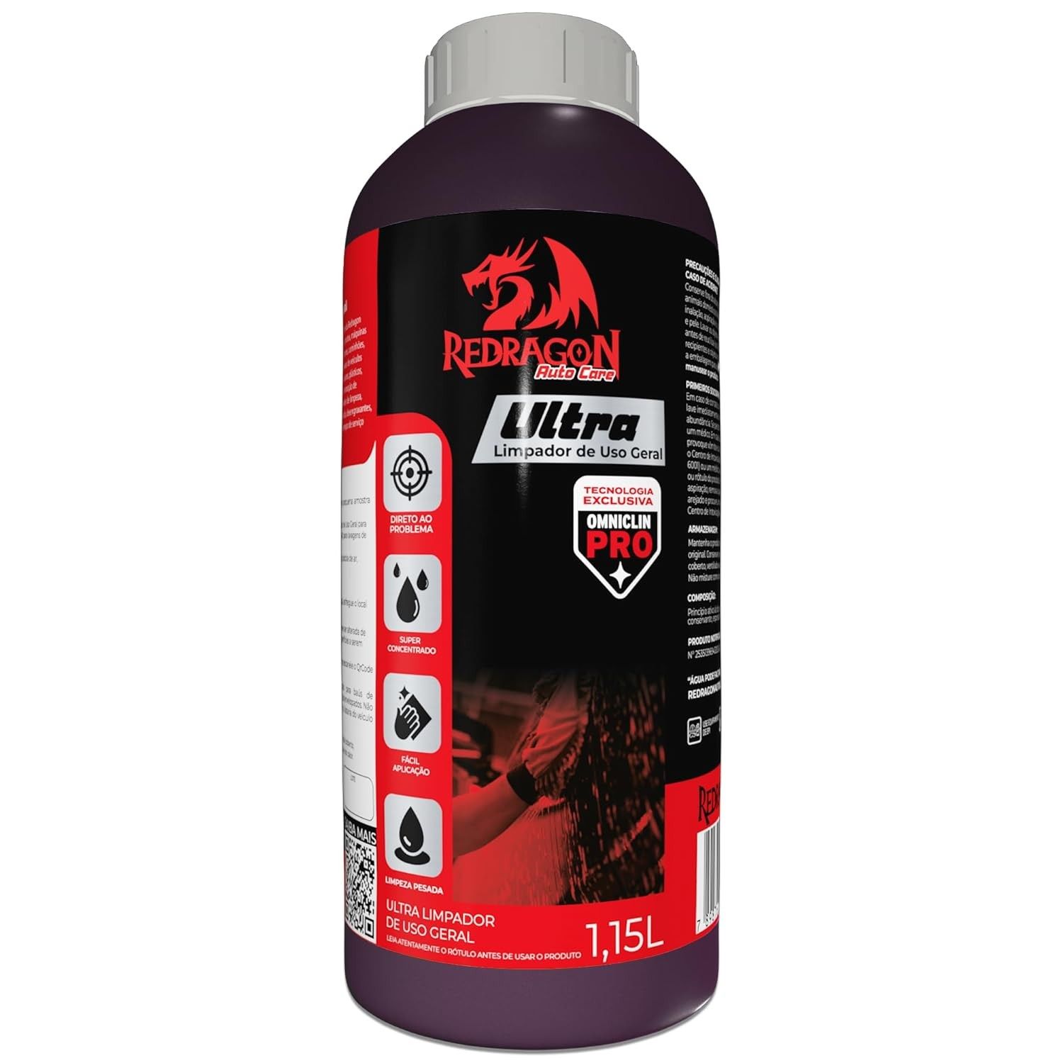 Shampoo APC Redragon Ultra Limpador Alta Performance 1.15L: Limpeza Completa e Econômica