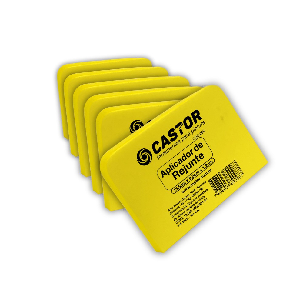 Aplicador de Rejunte EVA Castor: Kit com 6!