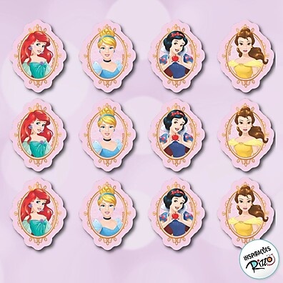 Aplique Princesas Disney em EVA: Decore Sua Festa!