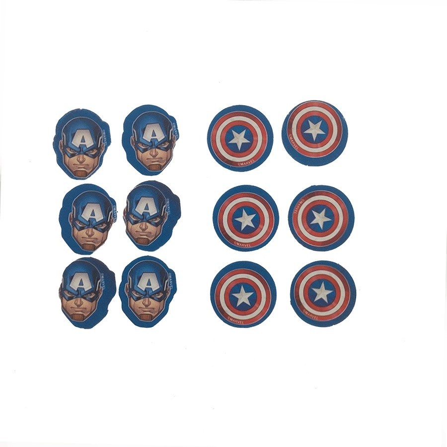 Apliques Vingadores Capitão América: Decore Sua Festa!