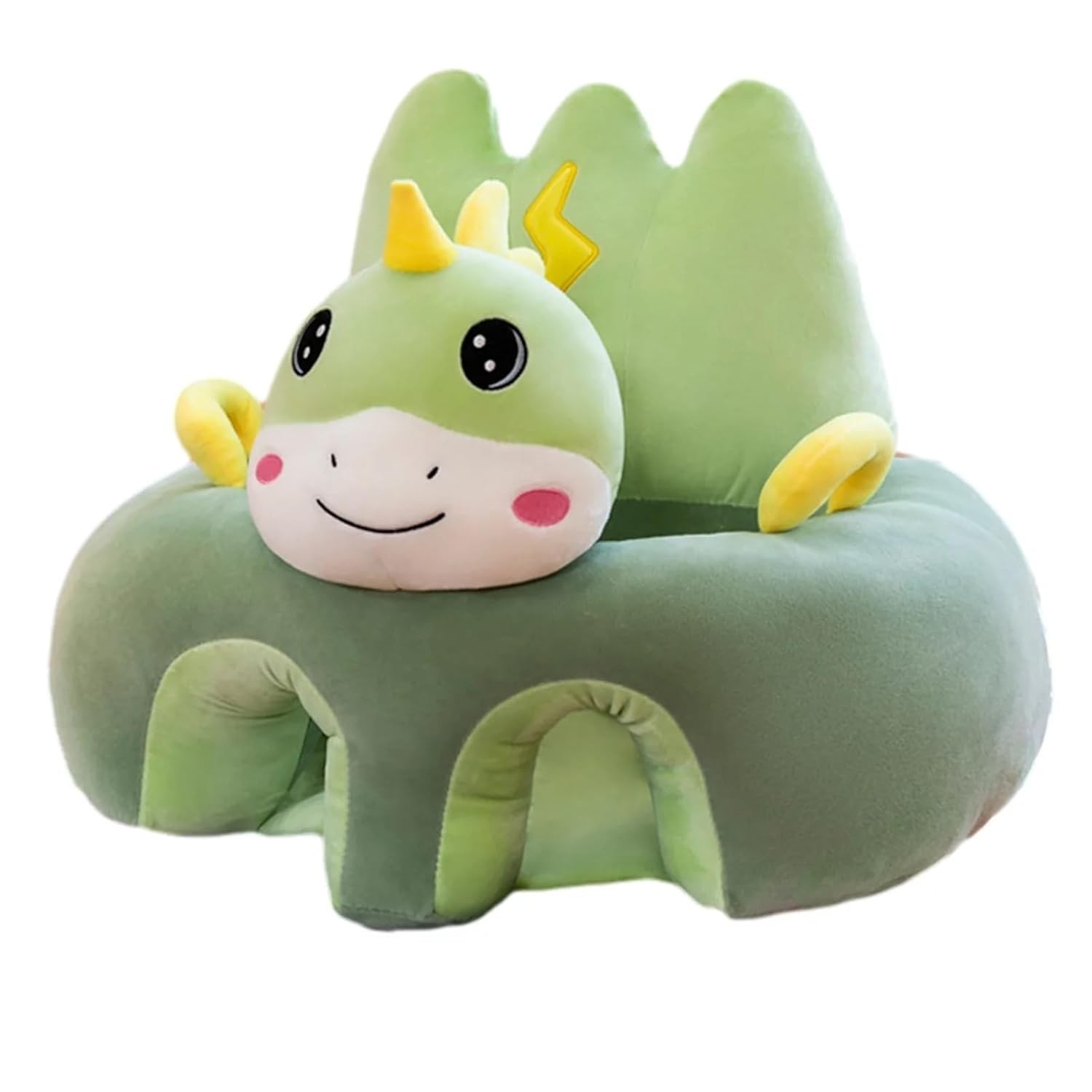 Assento para Bebê Dino - Almofada de Apoio Ergonômica com Design Divertido
