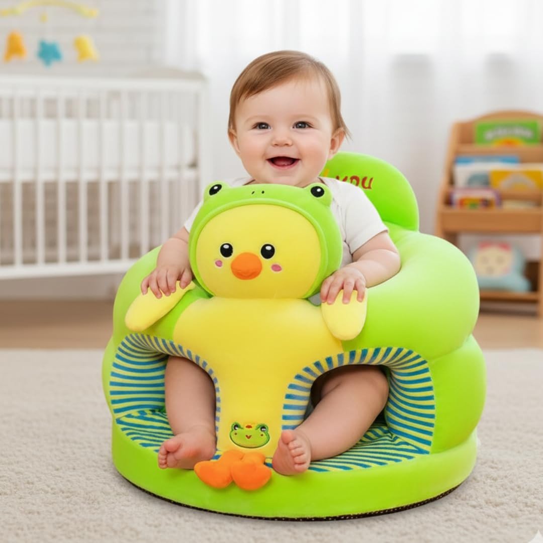 Assento Infantil de Apoio para Bebê - Segurança e Conforto com Design Patinho Amarelo