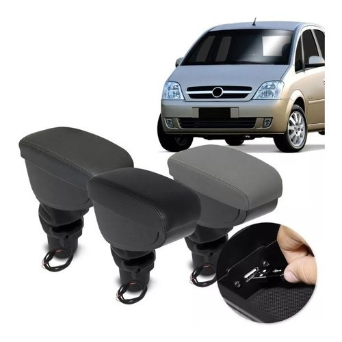 Apoio de Braço Meriva 2007-2010 com USB: Conforto e Carga!