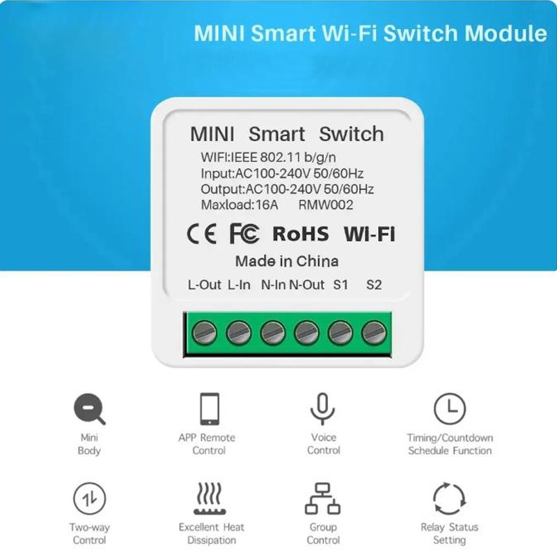 Interruptor Inteligente Cozylife WiFi 16A – Controle Total Pelo App