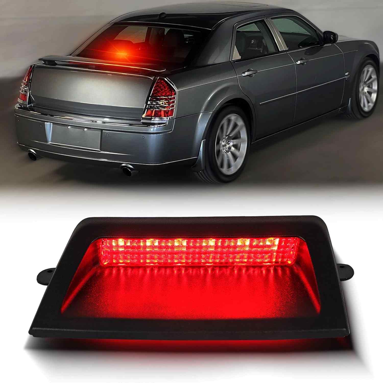 Luz de Freio LED 3ª Geração para Chrysler 300/300C (2005-2007) - Segurança e Estilo Aprimorados