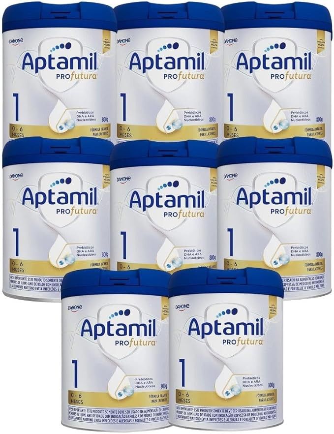 Fórmula Infantil Aptamil Profutura 1 800g - Kit 8 latas