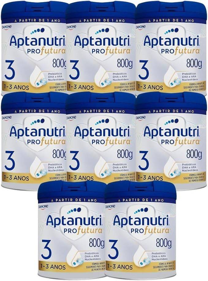 Fórmula Infantil Aptanutri Profutura 3 800g - Kit 8 latas