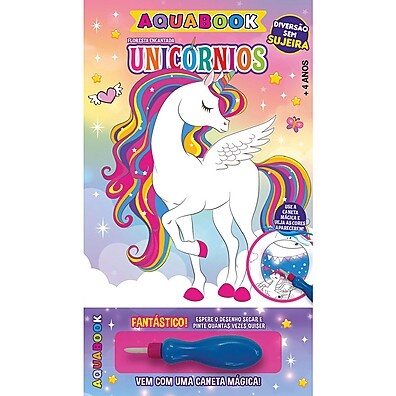 Aqua Book Unicórnios: A Magia da Floresta Encantada