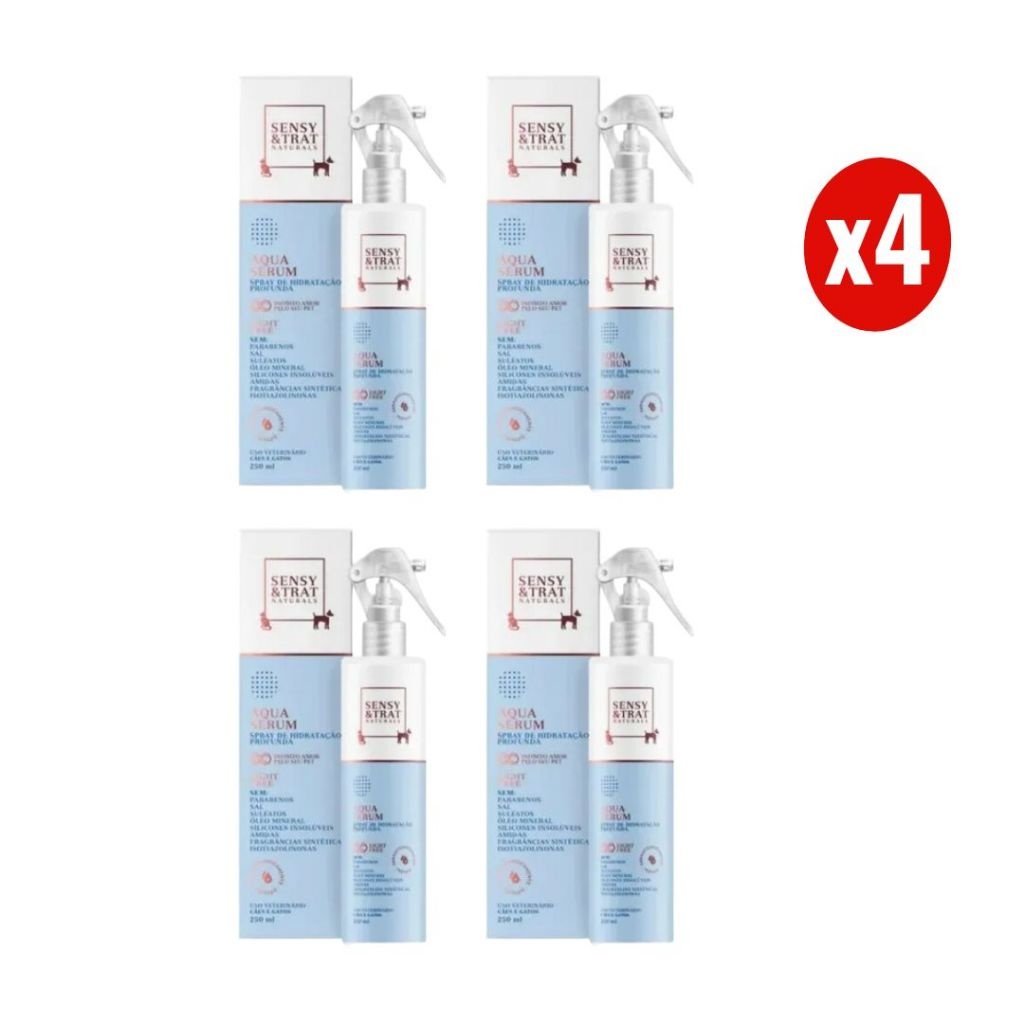 Aqua Serum Sensy & Trat: Hidratação Profunda para Pets