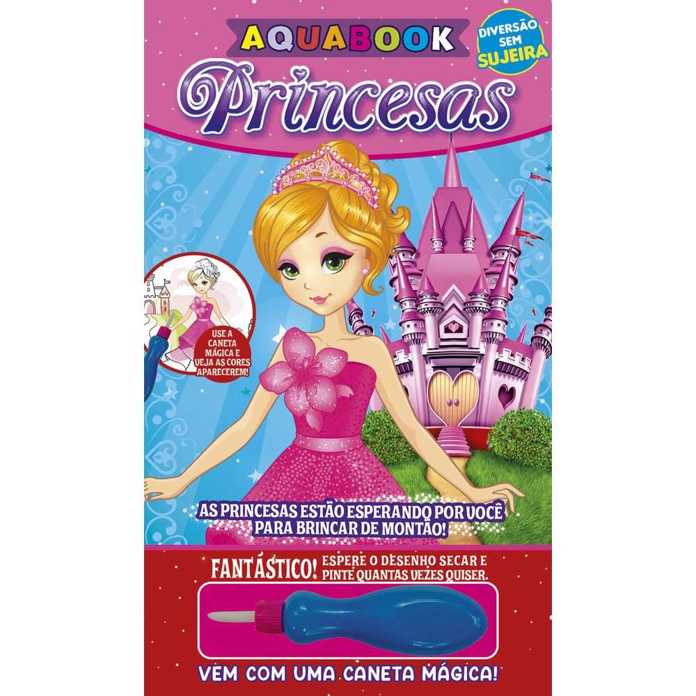 Aquabook Princesas: A Magia da Cor com Água!
