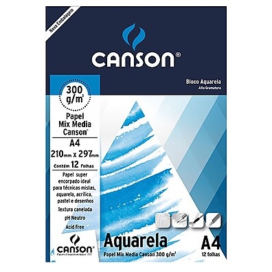 Aquarela Canson A4 300g: Liberte sua Criatividade!