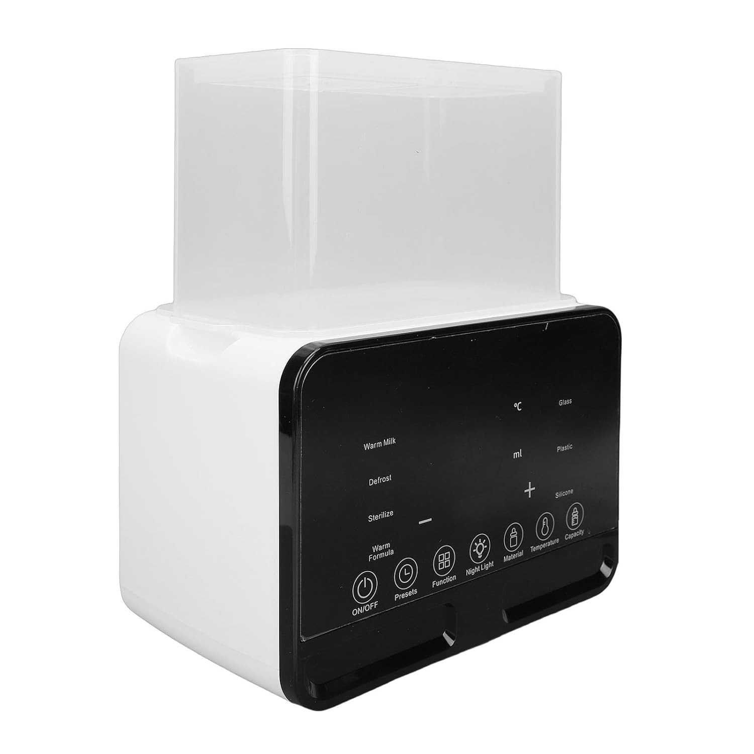 Aquecedor de Mamadeiras ZJchao 9 em 1 com Display LED e Segurança Total – Ideal para Pais Modernos