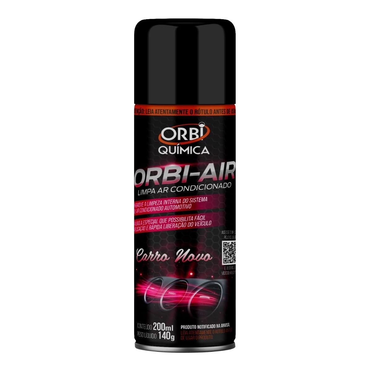 Orbi-Air: Limpador de Ar Condicionado Automotivo com Fragrância Carro Novo | Orbi Química
