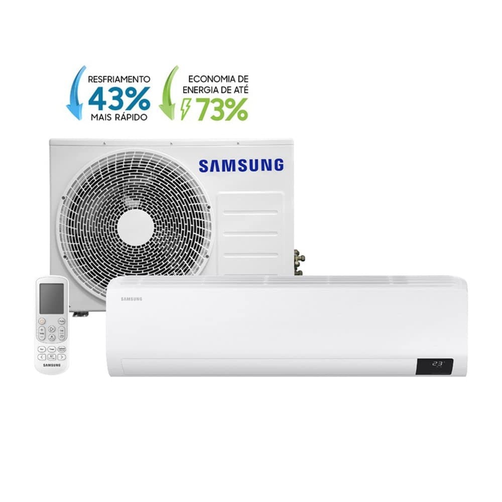 Ar Condicionado Split Samsung 18000 Btu Inverter - Ultra Eficiente, Quente e Frio
