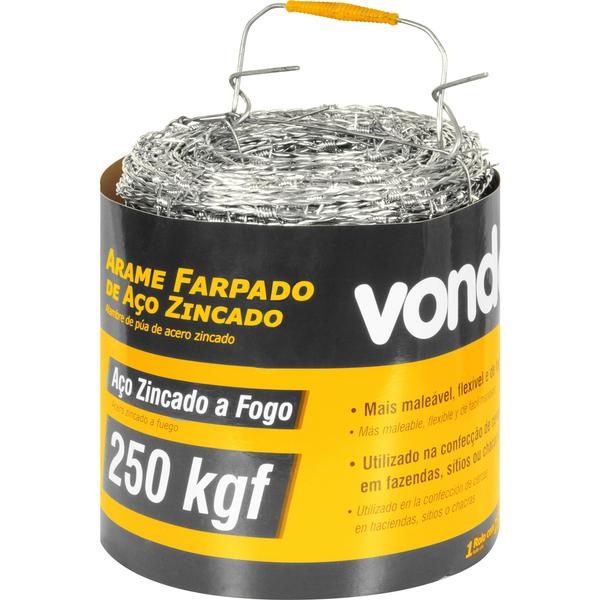 Arame Farpado 250kgf 250 Metros Vonder: Segurança e Durabilidade