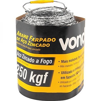 Arame Farpado Vonder 100m: Proteja Sua Propriedade!