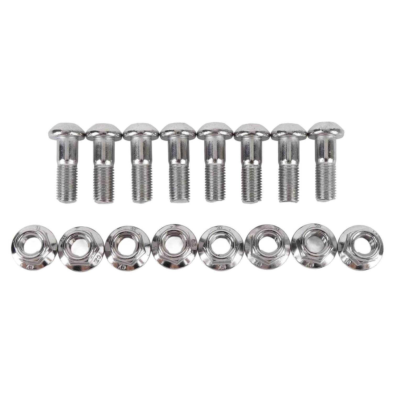 Kit 16 Porcas e Parafusos Roda Dentada Traseira Aramox M10x35mm - Alta Resistência para Sua Moto